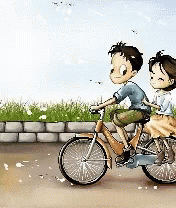Bike Couple GIF