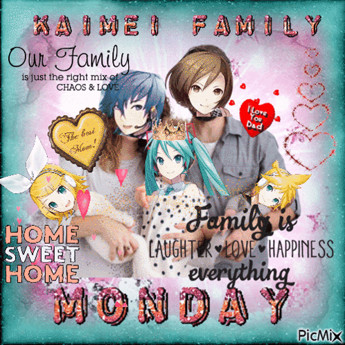 Kaimei Kaimei Family Monday GIF - Kaimei Kaimei Family Monday Kaito GIFs