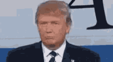 I Cant Feel My Face Trump GIF