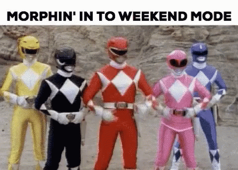 Power Rangers Weekend GIF - Power Rangers Weekend Morphing GIFs