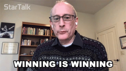 Winning Is Winning Matt Ginsberg GIF - Winning Is Winning Matt Ginsberg Startalk GIFs