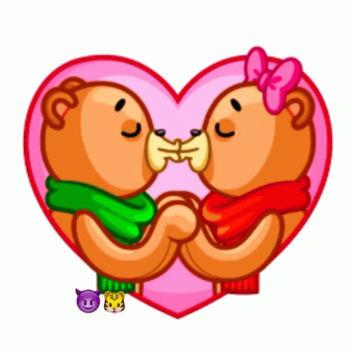 Loving Bears GIF - Loving Bears Kissing GIFs