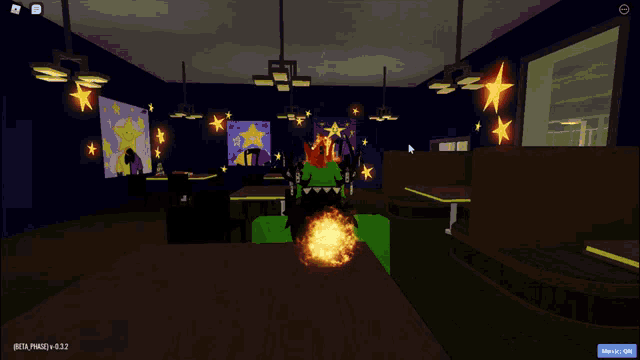 a screenshot of a video game shows a fire coming out of a person 's mouth