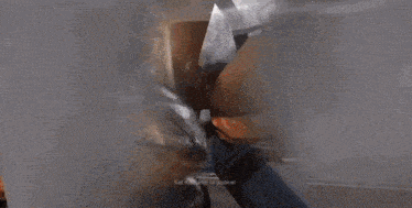 a screenshot of a video game shows a man 's torso in flames