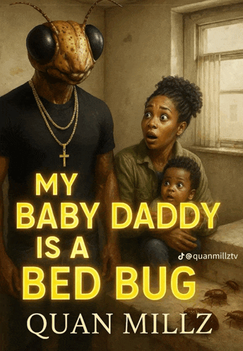 a book by quan millz titled my baby daddy is a bed bug