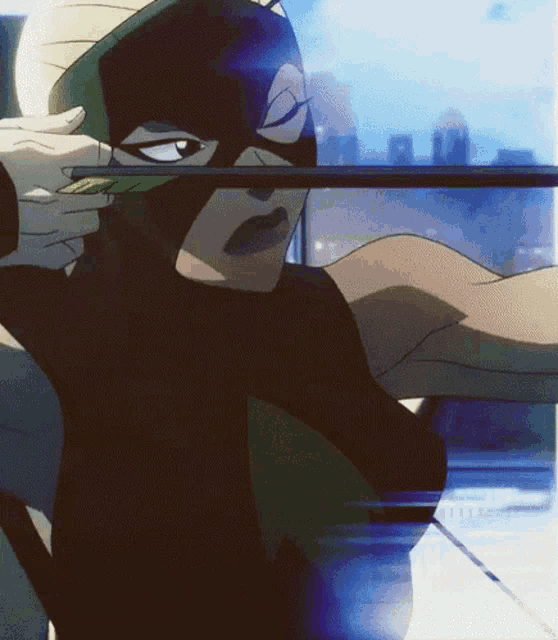 a cartoon character with a bow and arrow