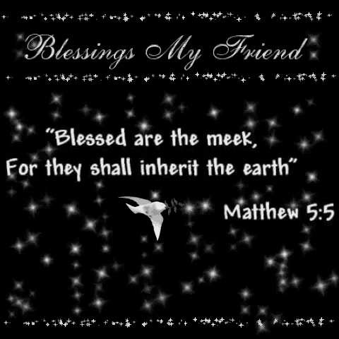 a black background with white stars and the words blessings my friend on it