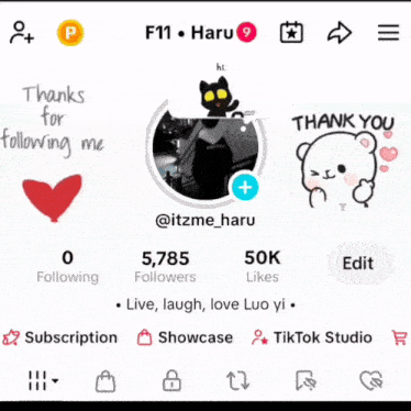 a screenshot of a person 's account on a social media site