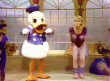 Ringard GIF - Donald Duck Workout Aerobics GIFs