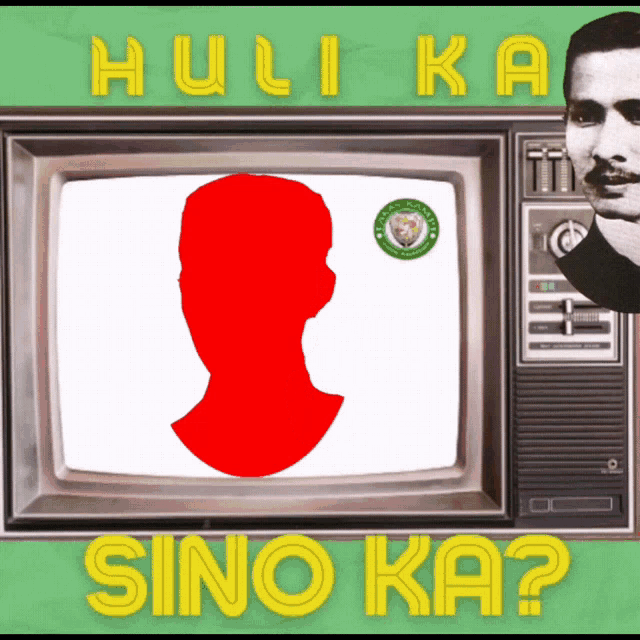 a poster for hulika sino ka with a picture of a man on it