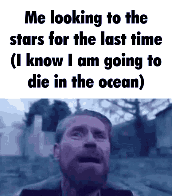 Hawaii Part Ii Me Looking To The Stars For The Last Time I Know I Am Going To Die In The Ocean GIF - Hawaii Part Ii Me Looking To The Stars For The Last Time I Know I Am Going To Die In The Ocean GIFs