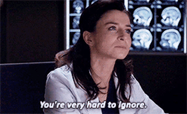 Greys Anatomy Amelia Shepherd GIF - Greys Anatomy Amelia Shepherd Youre Very Hard To Ignore GIFs