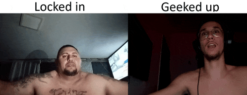 a picture of a shirtless man with a tattoo that says " loving " on it
