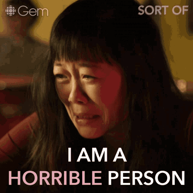 I Am A Horrible Person Bessy GIF - I Am A Horrible Person Bessy Sort Of GIFs
