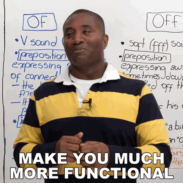 Make You Much More Functional James GIF - Make You Much More Functional James Engvid GIFs