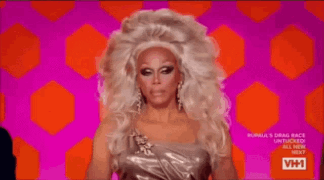 drag queen rupaul 's drag race is being shown on vh1 .