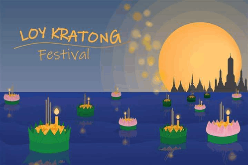 Loi Kratong Thai Festival GIF - Loi Kratong Thai Festival Thai Culture GIFs