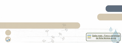 a banner with blue flowers and the words " saiba mais - faça o download da ficha tecnica agora "