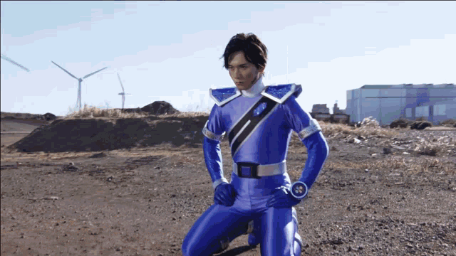 Mashin Sentai Kiramager Shiguru Oshikiri GIF - Mashin Sentai Kiramager Shiguru Oshikiri Kiramai Blue GIFs