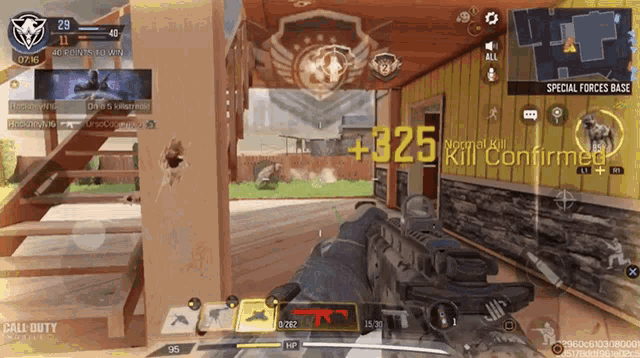 a person is playing a video game called call of duty