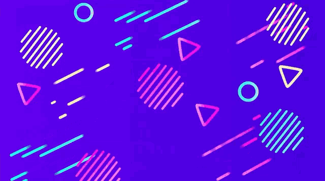 a triangle with the letter a on it is surrounded by geometric shapes