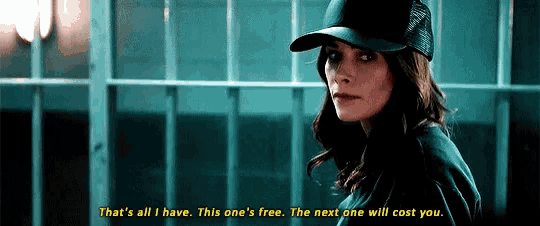 a woman in a baseball cap says that 's all i have