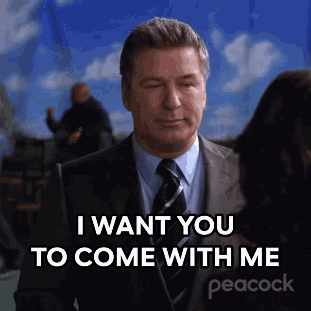 I Want You To Come With Me Jack Donaghy GIF - I Want You To Come With Me Jack Donaghy Alec Baldwin GIFs