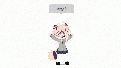 Angry Angri GIF - Angry Angri Gacha Club GIFs