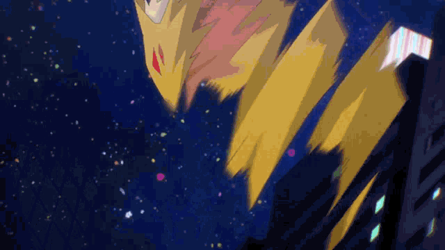 a cartoon drawing of a bird flying in the sky