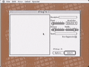 a computer screen shows a window that says xlmagine