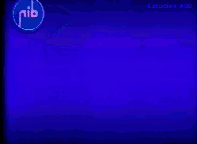 a blue circle with the word din written inside of it