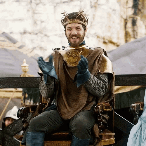 Clapping Renly Baratheon GIF - Clapping Renly Baratheon Game Of Thrones GIFs