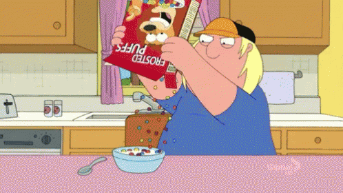 Chris Eating Cereal - Family Guy GIF - Eating GIFs