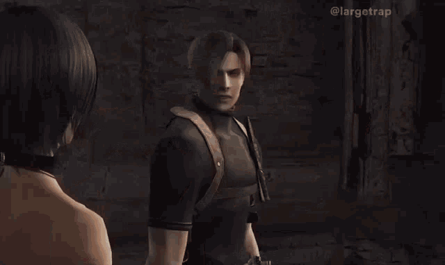 Leon Resident Evil4 GIF - Leon Resident Evil4 Ada GIFs