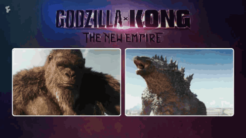 Godzilla X Kong The New Empire Roar GIF - Godzilla X Kong The New Empire Godzilla Kong GIFs