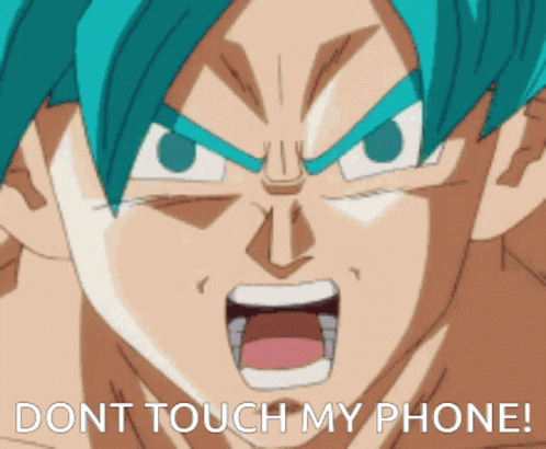 When Someone Touches My Phone Dont Touch My Phone GIF