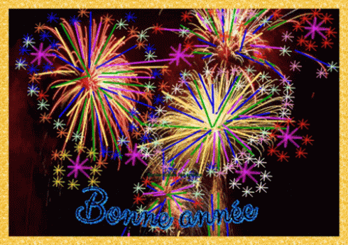 Amour Fireworks GIF - Amour Fireworks Bonne Annee GIFs