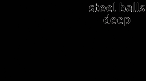 two men are standing next to each other with the words together we are steetballs deep