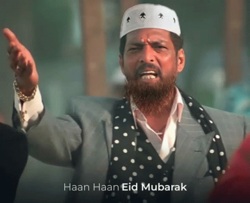 Haa Haa Eid Mubarak Eid GIF - Haa Haa Eid Mubarak Eid Eid Mubarak GIFs