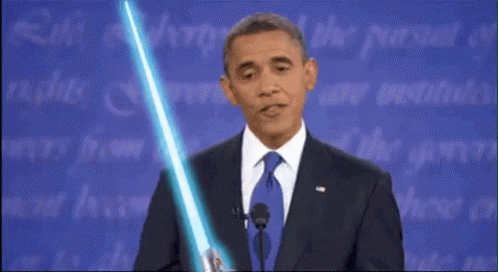 Barrack Obama Light Saber GIF - Barrack Obama Light Saber GIFs