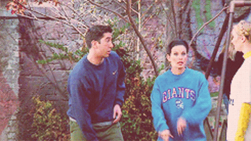 Friends Monica And Ross GIF - Friends Monica And Ross Siblings GIFs