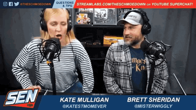 Sen Live Kate Mulligan GIF - Sen Live Kate Mulligan Brett Sheridan GIFs