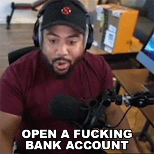 Open A Fucking Bank Account The Black Hokage GIF - Open A Fucking Bank Account The Black Hokage Get Yourself A Bank Account GIFs