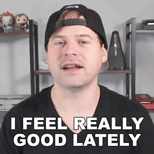 I Feel Really Good Lately Jared Dines GIF - I Feel Really Good Lately Jared Dines I'Ve Been Feeling Great Recently GIFs