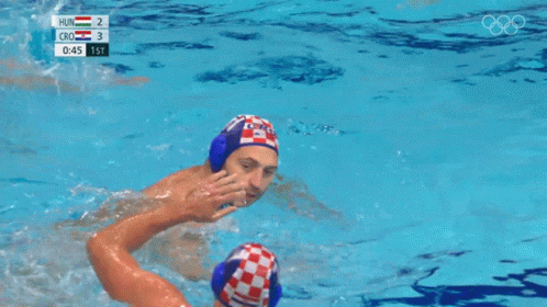 High Five Croatia Mens National Water Polo Team GIF