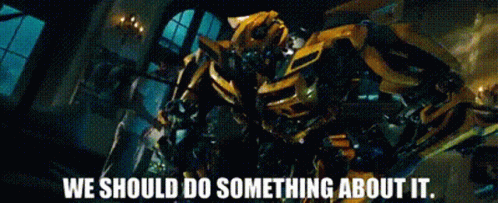 Transformers Sam Witwicky GIF - Transformers Sam Witwicky We Should Do Something About It GIFs