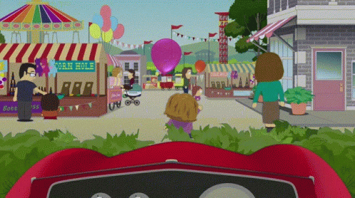 South Park Carnival GIF - South Park Carnival Runover GIFs