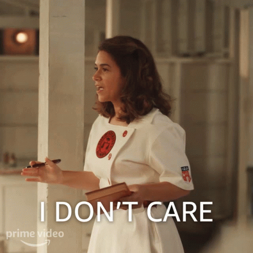 I Dont Care Carson Shaw GIF - I Dont Care Carson Shaw A League Of Their Own GIFs