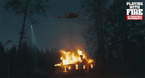 House Fire Fire GIF - House Fire Fire Helicopter GIFs