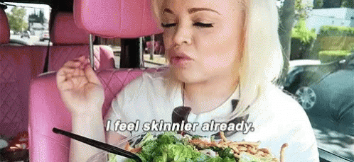 Trisha Paytas Skinny GIF - Trisha Paytas Skinny Salad GIFs